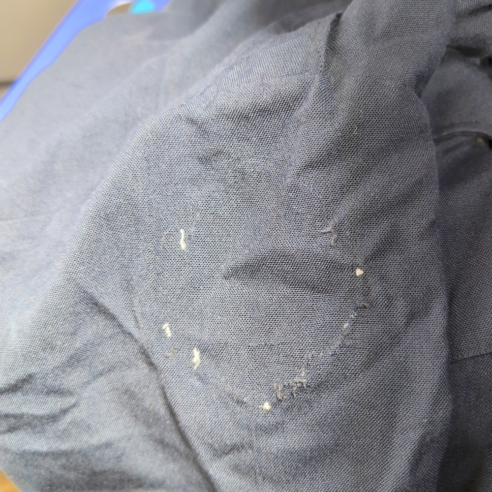 Flying Cross Police Uniform Sz L Men's Blue Button-Up Shirt - Picture 5 of 5